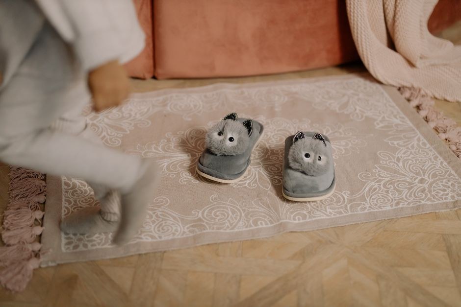 Kids cotton slippers